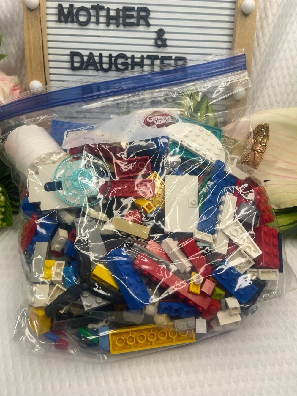 LEGO Mixed Parts Lot 1.5 lbs Bulk Bricks Plates Pieces Genuine - Picture 2 of 5